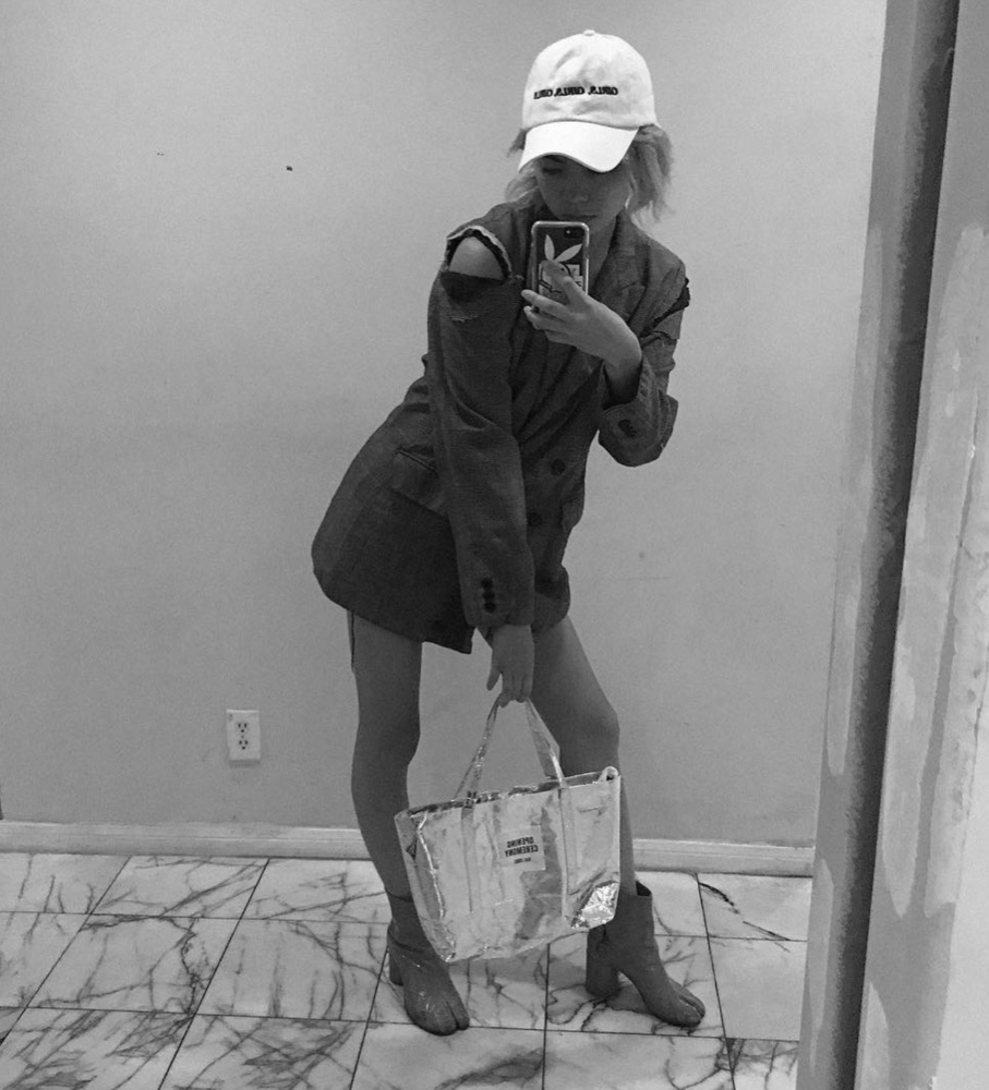 Mirror photograph showing transparent PVC material.