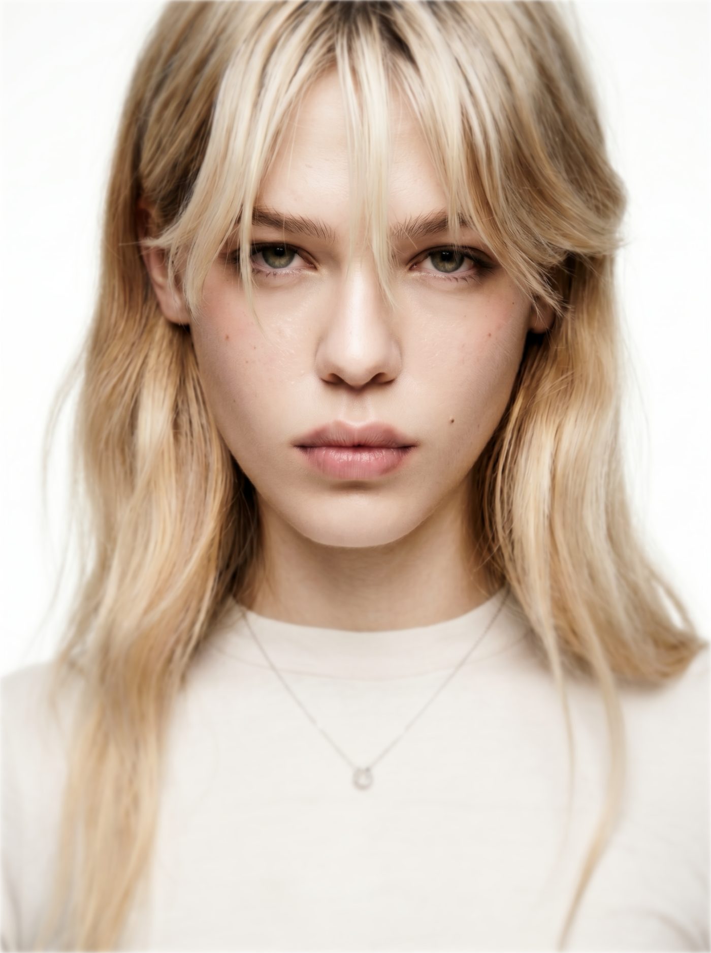 Image Production — a beauty portrait in soft natural light: the artefact, made